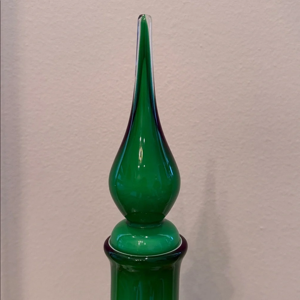 JONATHAN ADLER $248 Green Glass Pop Decanter - Picture 4 of 11